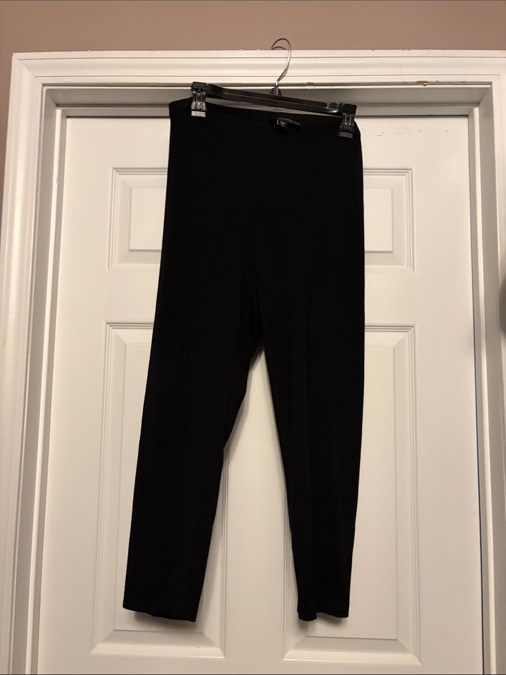 Black Women's Plus Size Stretch Ponte Leggings